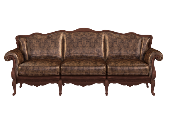 Indus Designer Wood Queen Sofa